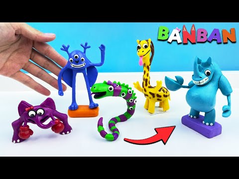 Видео: Garten of Banban Фигурки новых Боссов лепим из пластилина (Детский Сад Банбан 4) ▶ Лепка ОК