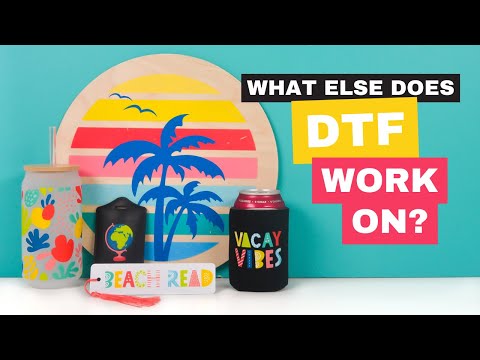 Видео: Материалы DTF: работает ли DTF не только с тканью?