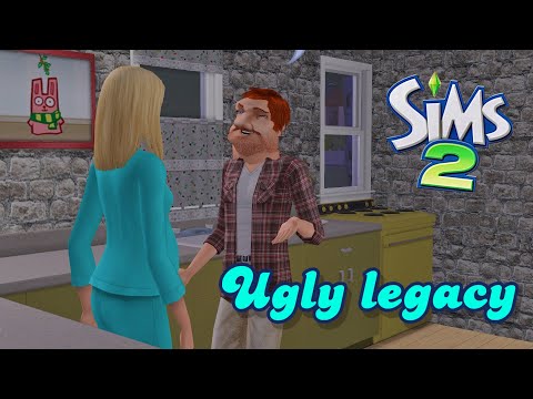 Видео: Уродство в глазах смотрящего • UGLY LEGACY челлендж в Симс 2 • #4