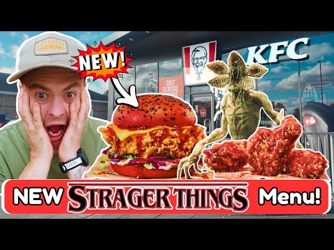 Видео: KFC запускает новое меню из «Очень странных дел»! — Мне пришлось провести расследование!!