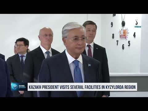 Видео: Президент Казахстана посетил ряд объектов Кызылординской области