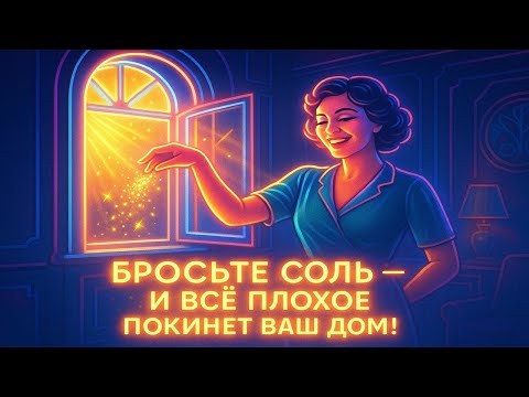 Видео: Бросьте соль в окно — и всё плохое покинет ваш дом!