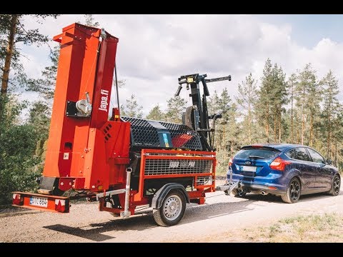 Видео: Дровокол Japa 365 ROAD