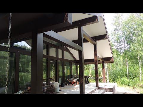 Видео: ПарусDom 18x9. Одноэтажный дом фахверк