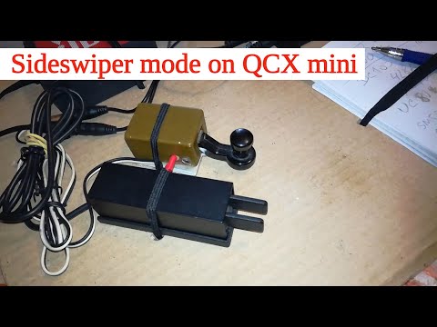 Видео: Sideswiper режим на QCX mini и немного про телеграфные ключи  // 4.04.24