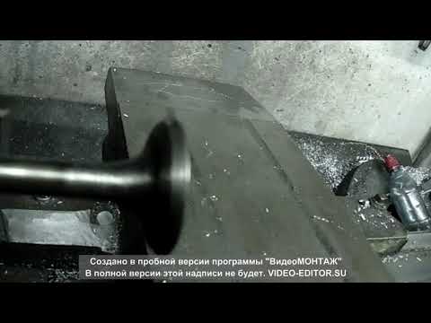 Видео: изготовление " Т " образного клапана на токарном станке