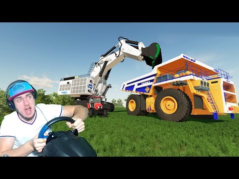 Видео: КУПИЛ САМЫЙ ОГРОМНЫЙ ЭКСКАВАТОР  Farming Simulator 22