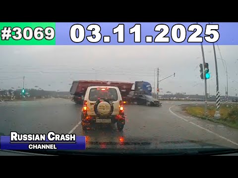 Видео: ДТП. Подборка на видеорегистратор за 03.11.2025 Ноябрь 2025