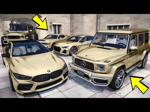 Видео: УГНАЛ КУЧУ ЗОЛОТЫХ ЧИТ ТАЧЕК ЗА 180 СЕКУНД! БИТВА ВОРОВ ГТА 5! ОБЗОР МОДА В GTA 5!