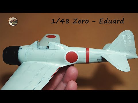 Видео: Сборка и Окраска Модели - Mitsubishi A6M3 ZERO Type 32 в 1/48 Eduard ProfiPack ч.2 (сабы)