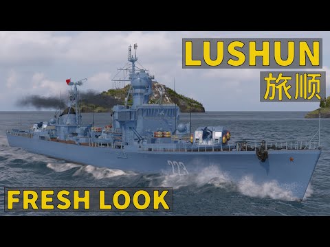 Видео: Lushun — китайский эсминец T10 | World of Warships