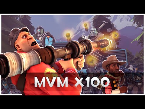 Видео: TF2: MVM X100 Это Тотальное Безумие!