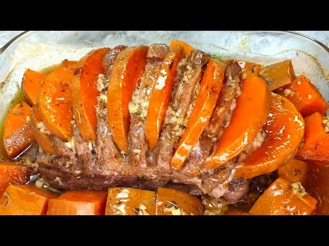 Видео: Вместо надоевшего шашлыка: дешево и полезно для всей семьи! Никто не знает этот рецепт мяса с тыквой