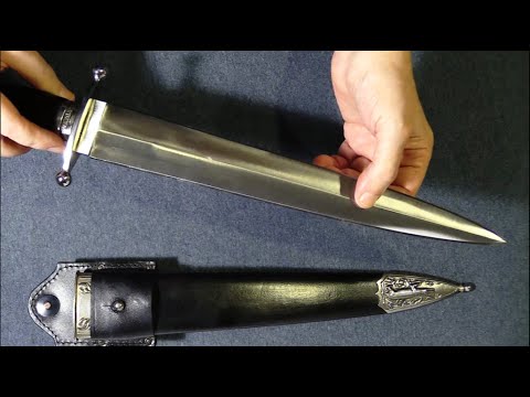 Видео: Cold Steel Arkansas Toothpick fixed blade knife-распаковка,обзор,первые впечатления.