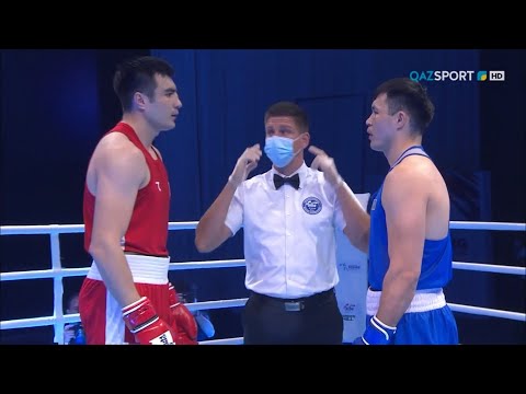 Видео: Бокс. Азия чемпионаты. Финал. +91 кг. Қамшыбек Қоңқабаев - күміс жүлдегер