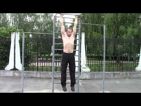 Видео: Вис на турнике (без перехватов) - 3 мин. +
