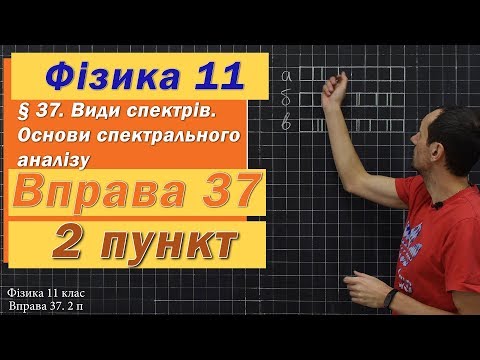 Видео: Фізика 11 клас. Вправа № 37. 2 п
