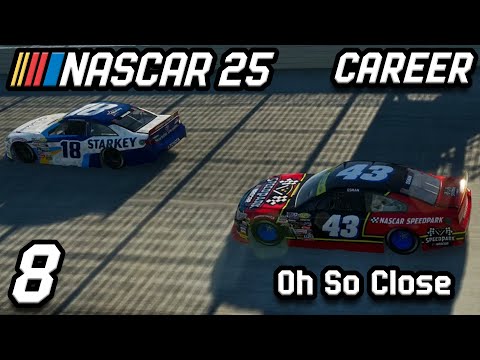 Видео: 🏁 Режим карьеры NASCAR 25 – 8: О, так близко 🏆