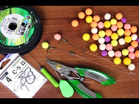 Видео: Дешевый карповый поводок для Pop-Up. Бюджетный карпфишинг.