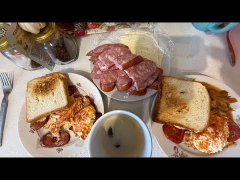 Видео: Мотивация.быстрый завтрак и засолка помидор  по рецепту