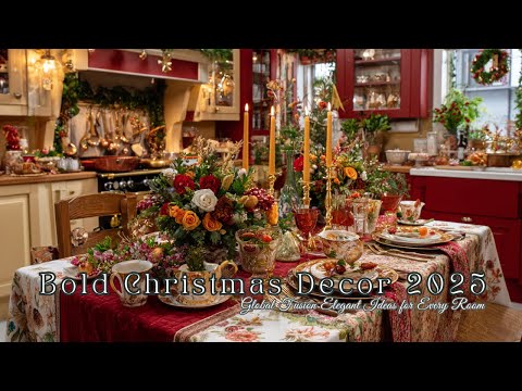 Видео: 🎄Смелый рождественский декор 2025: элегантные идеи в стиле фьюжн для каждой комнаты