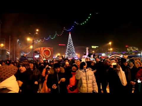 Видео: Новый год 2018  Новосибирск