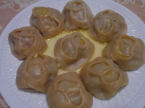 Видео: Манты домашние - очень вкусные и нежные, сочные и аппетитные. Быстро и просто.