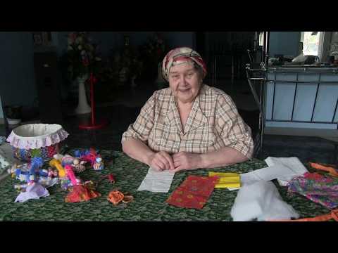 Видео: Мастер-класс Октябрины Тиуновой. Изготовление обереговой куклы "ВЕСНЯНКА"