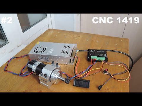 Видео: #2. CNC 1419 - Обзор шпинделя 500W.