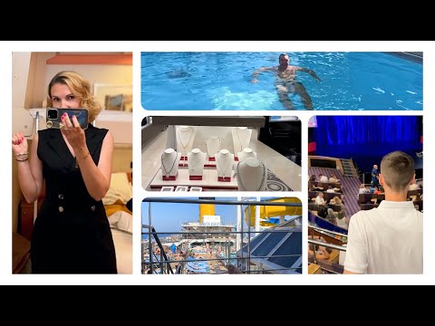 Видео: День на Лайнере Costa Fortuna 🛳️ Круиз 4 День 🌊 Магазины Питание Театр 🎭 Влог 25.07.2023