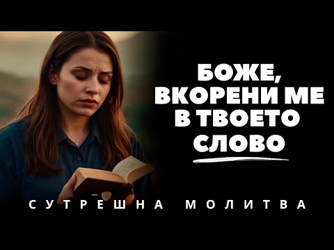 Видео: Господи, нека Твоето Слово направлява всяка моя стъпка днес.