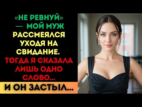 Видео: «Не ревнуй», — смеялся муж, идя на свидание. Я сказала одно слово, и он застыл...