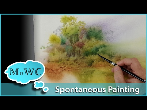 Видео: Спонтанный акварельный пейзаж – Canson Heritage Paper