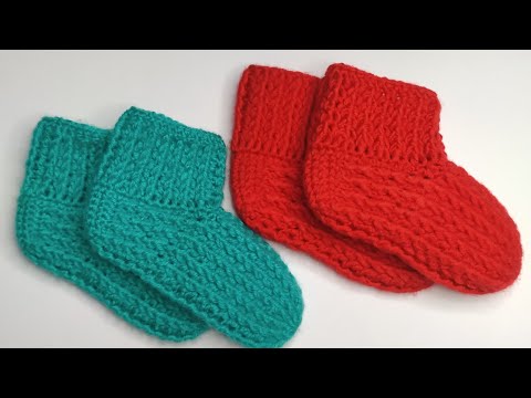 Видео: 1 сағатта тоқылатын балаларға арналған носки. крючокпен носки тоқу