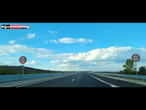 Видео: (14.10.2025) Шофиране по новата автомагистрала Хемус от п.в. Боаза до п.в. Дерманци #eyefromsky