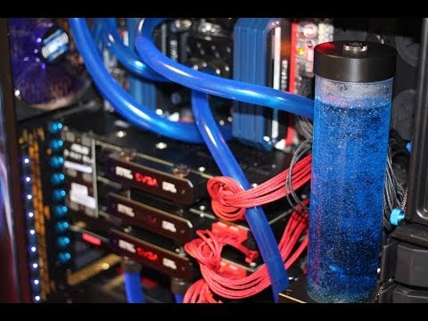Видео: Компьютер Мечты. Mega PC. ПК с Водяным охлаждением. GTX Titan 3-Way SLI