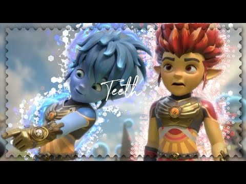 Видео: Gormiti (Гормити) Клип Рифф и Эрон "Teeth" совместка ( @♡︎Я_𝓡𝓸𝓫𝓵𝓸𝔁_Nяшka♡︎ )