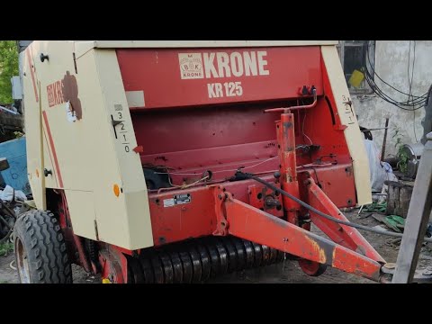 Видео: KRONE KR125. Ремонт подборщика.