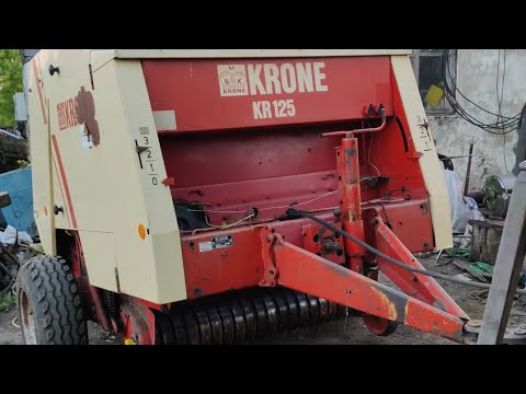 Видео: KRONE KR125. Ремонт подборщика.