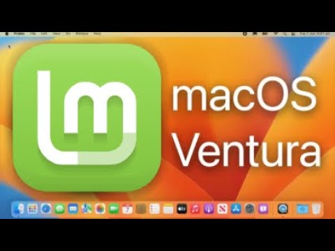 Видео: Обзор на кастомную MacOS(Linux Mint)