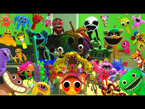 Видео: Спартанец, вышибающий всех проклятых Руби Гартен из Банбана 1-7 Поппи Улыбающаяся Зоономалия Сире...