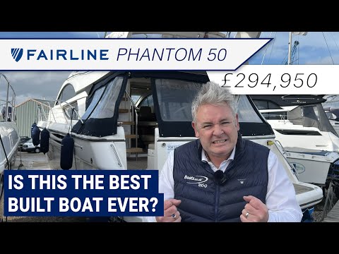 Видео: Является ли Fairline Phantom 50 лучшей лодкой?