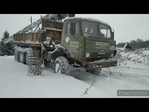 Видео: КАМАЗ прёт на гусеницах как танк😤 SOS ищу работу!!!