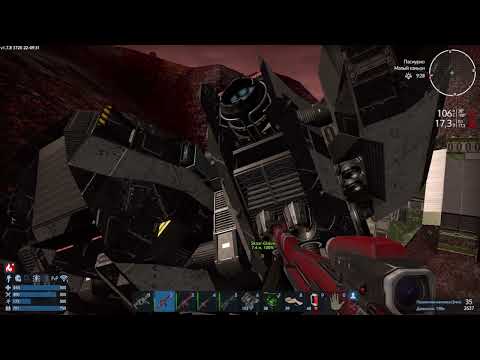 Видео: Empyrion galactic survival. Патрульный корабль и приключения на луне.