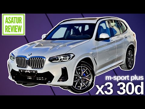 Видео: 🇺🇸 Обзор рестайл BMW X3 G01 30d xDrive M-Sport PLUS Brooklyn Grey / БМВ Х3 30д Г01 М-СПОРТ ПЛЮС 2021