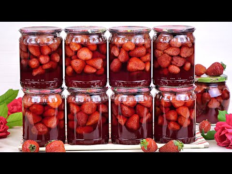 Видео: 🍓Всего 2 ингредиента! Клубника в собственном соку на зиму! Заготовка клубники на зиму!🍓