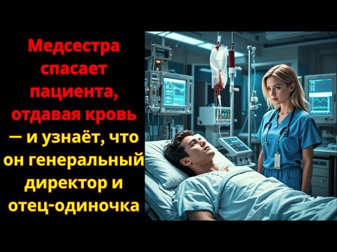 Видео: Медсестра спасает пациента, отдавая кровь — и узнаёт, что он генеральный директор и отец-одиночка
