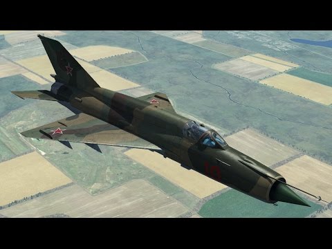 Видео: DCS World | Навигация на МиГ-21бис при помощи РСБН