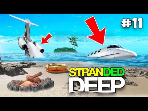 Видео: УТОНУВШИЙ САМОЛЁТ - МОТОР ДЛЯ ПЛОТА - ВЫЖИВАНИЕ - Stranded Deep #11