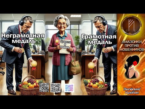 Видео: ЛИЛЁЛИЯ. Грамотная медаль. Телефонное мошенничество #скам #аферисты #троллинг #антимошенники #scam